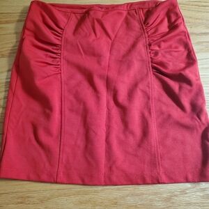 Red Women's Mini Skirt